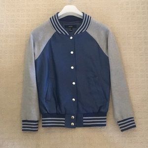 Blue basketball jacket